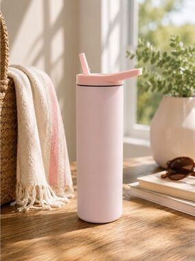 20 oz Duo Skinny Tumbler HOGG Peppermint Cream